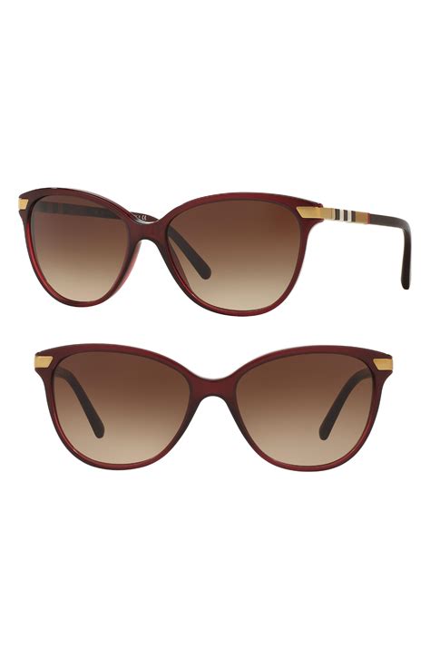 burberry 57mm cat eye heritage sunglasses